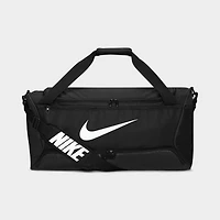 Nike Brasilia 9.5 Training Duffel Bag (Medium, 60L) Black / Black - White