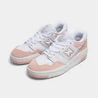 New Balance Juniors' GSB550CD White / Pink Haze
