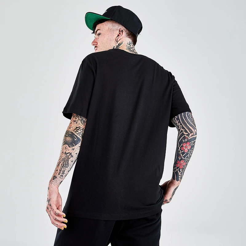 Nike Sportswear Club T-shirt Black / White - Dark Grey