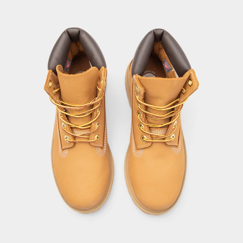 Timberland Juniors' 6 pouces Premium Bottes imperméables / Blé Nubuck