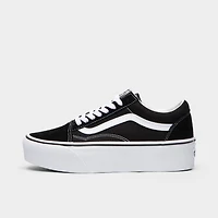 Vans Old Skool Stackform Suede / Canvas Black - True White