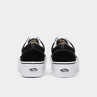 Vans Old Skool Stackform Suede / Canvas Black - True White