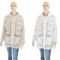 70085 Button Crochet Cardi