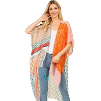 70133 Floral Patchwork Kimono