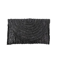 90138 Colorful Straw Clutch