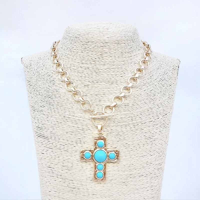 80047 Joia Cross Necklace