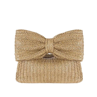 90022 Ribbon Hand Clutch