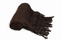 10107 Pashmina Solid Brown