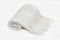 10103 Pashmina Solid Eggshell