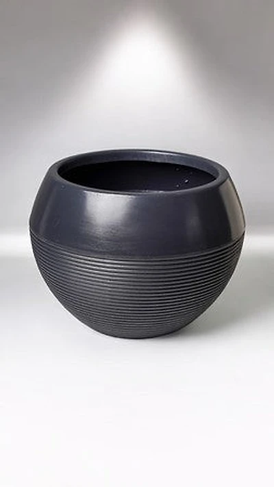 11" VASE ARRUDA - BLACK
