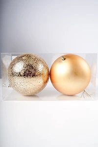 6" Matte Lt. Cream/Shiny Champagne