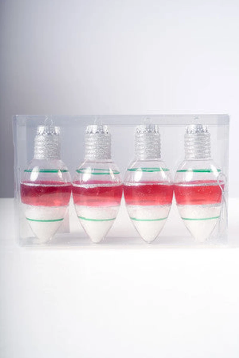 6" Red/Green Bulbs