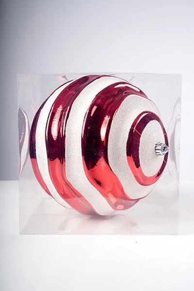 10" White/Red Ball