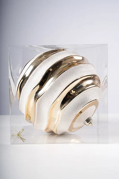 10" White/Gold Ball