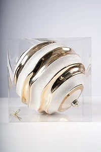 10" White/Gold Ball