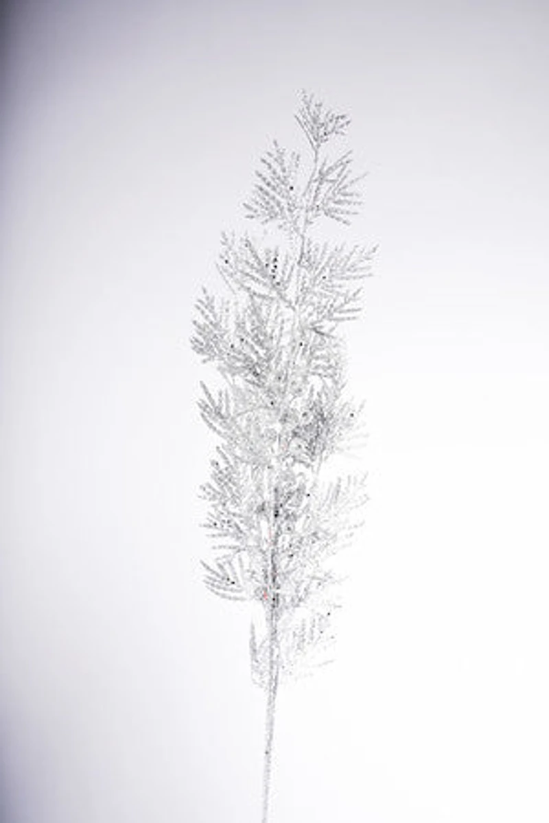 35" Palms Berries Foliage - Silver