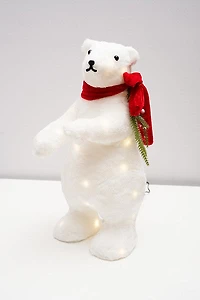 12"Polar Bear w/30Lights