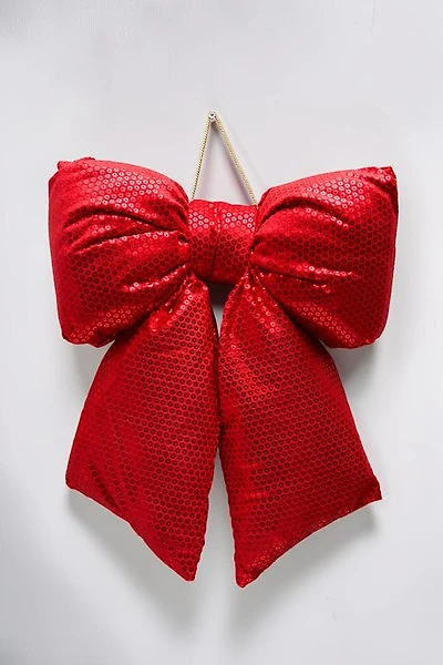 12" x 17" Red Hang Bow