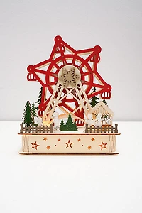 10" Wooden Ferris Wheel in Box