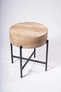 20" END TABLE WOOD