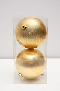 6" Gold Ball Set/2