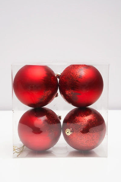 3" Red Ball 4Pcs