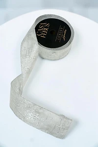 2.5" x 25 FT Ribbon Silver