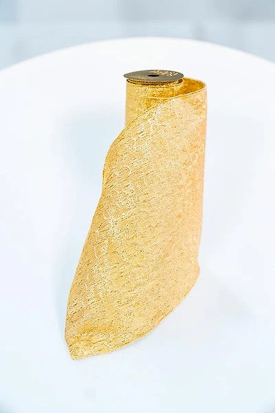 12" x 25 FT Ribbon Gold
