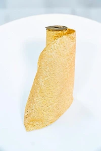 12" x 25 FT Ribbon Gold