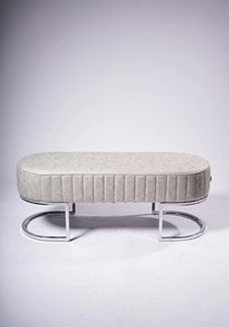 Bench Cream Chrome