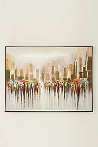 36" X 48" CITY II /BLACK FRAME