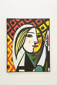 32" X 40" MODREN/BLACK FRAME