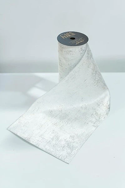 12" x 25 FT Ribbon Silver