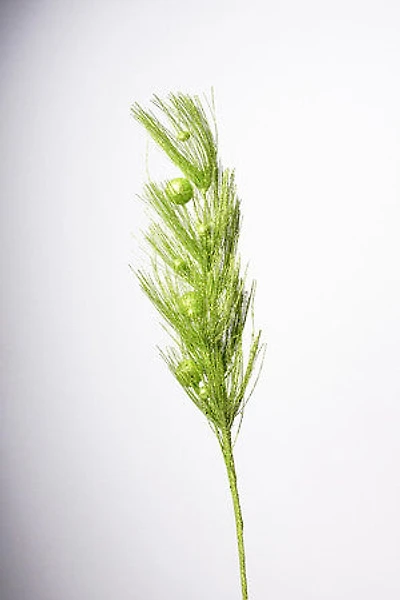 32"  Glittered Pine Spray Green