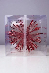 12" Sputnik Glittered Ball