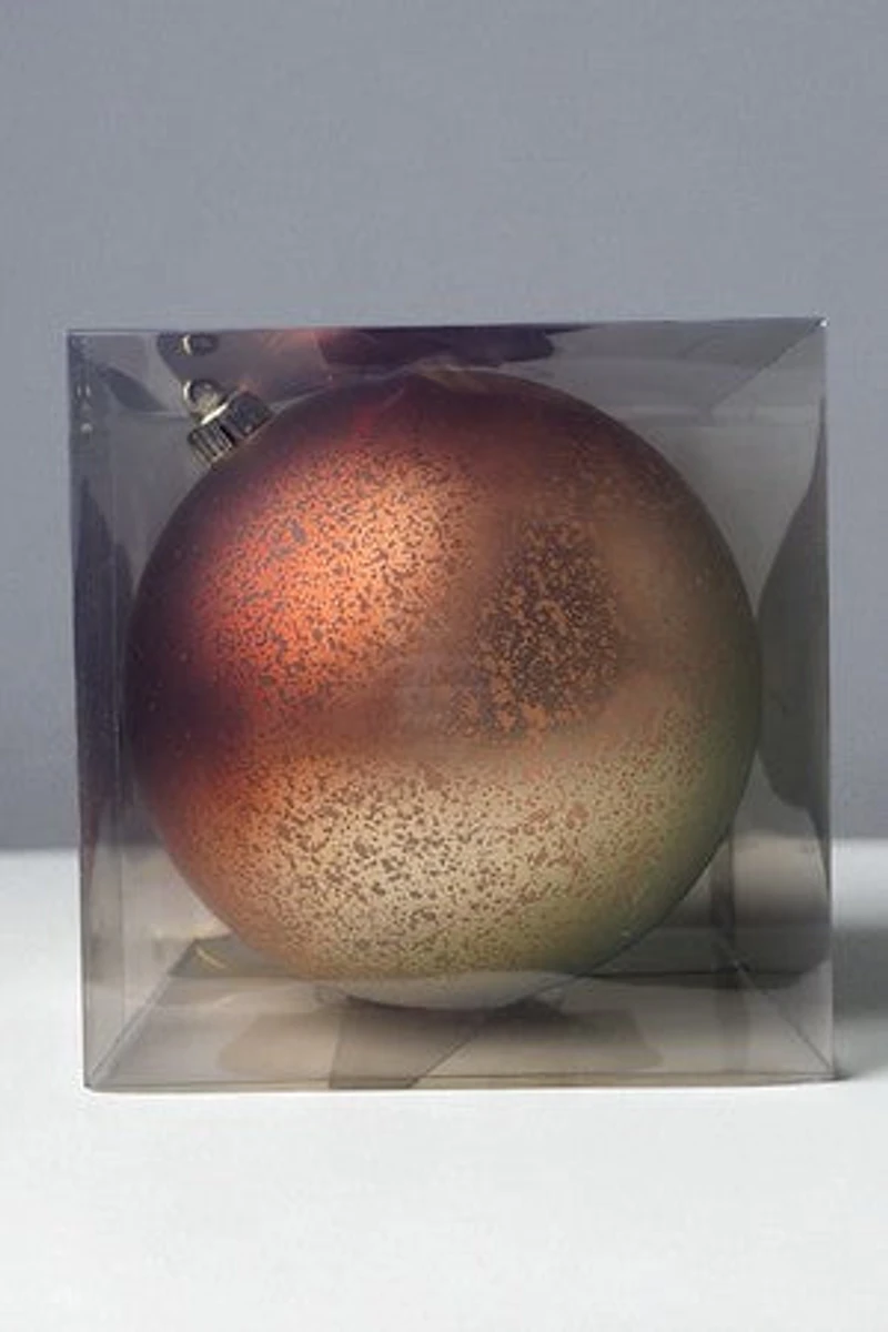 8" Ball Matte Copper w/Mint Bottom