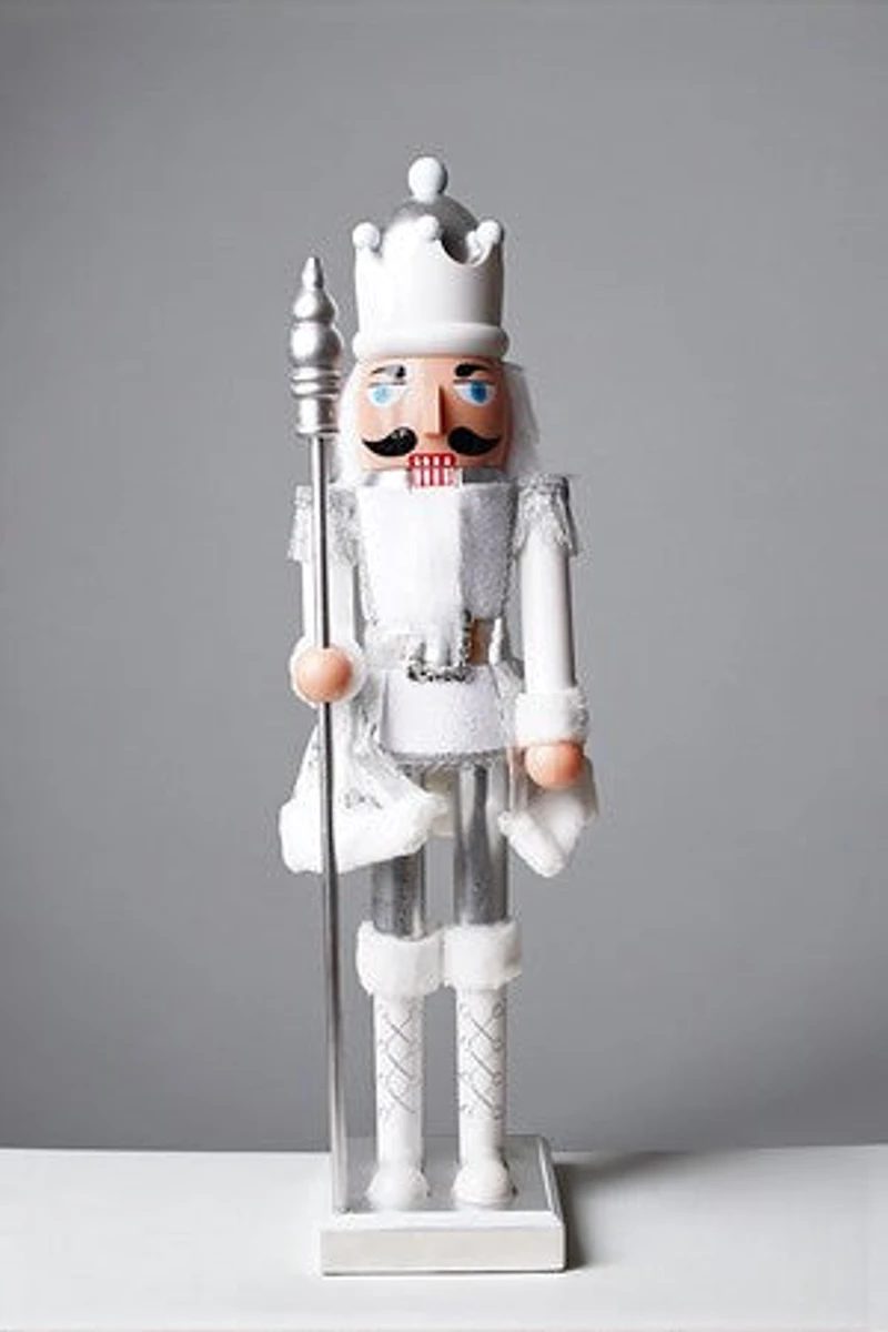 24" Silver Nutcracker