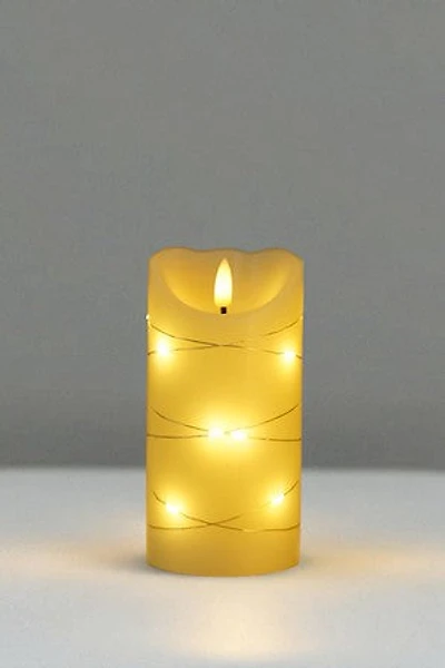 6" Candle w/Light w/Flame