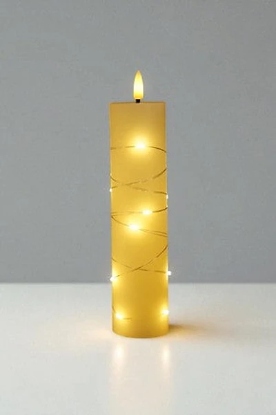 9" Candle w/Light w/Flame