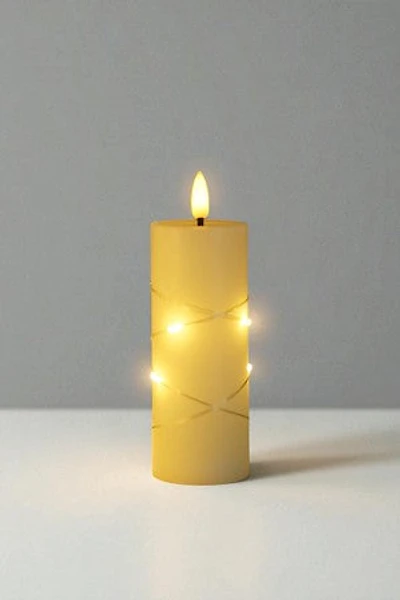 7" Candle w/Light w/Flame