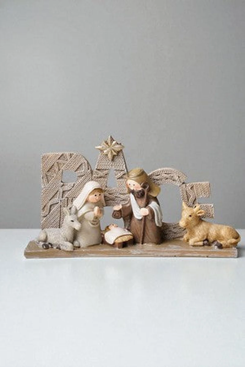 4" Nativity Peace