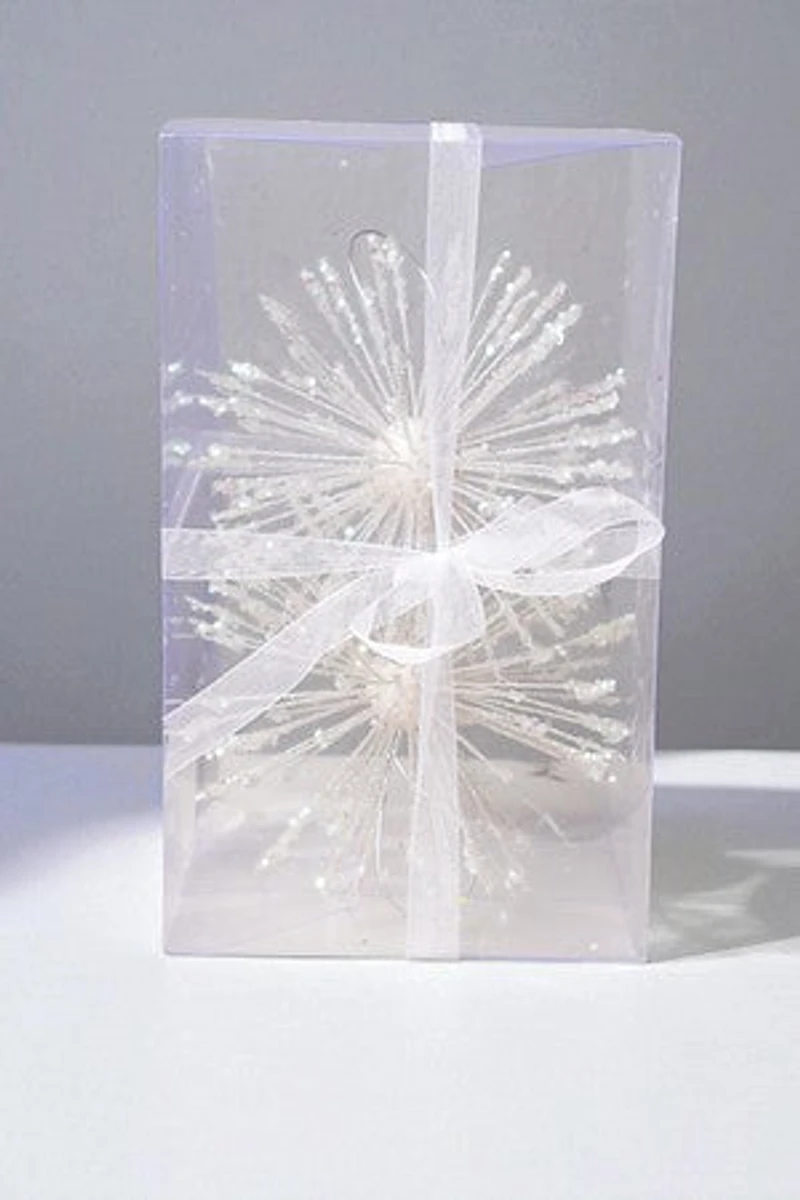 8" Sputnik Glittered Ball