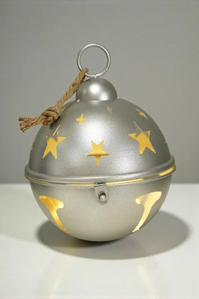 10" Metall Ball w/Lights -Silver