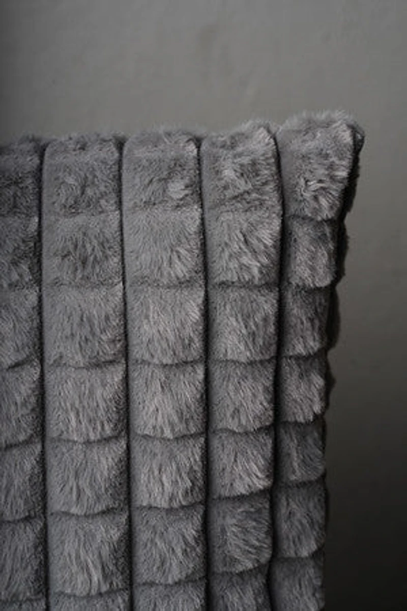 19" x 19" GREY CUSHION