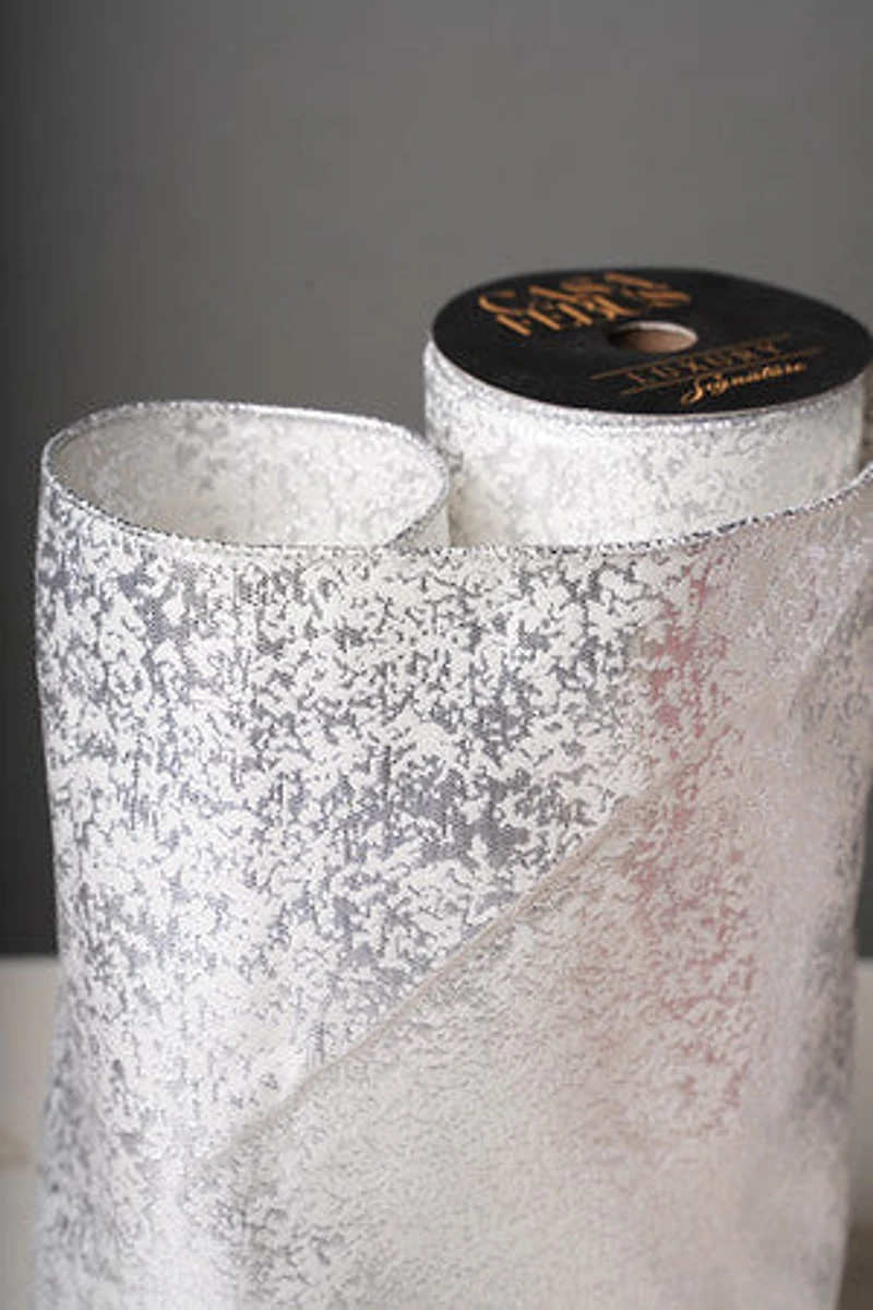 12" x 25 FT Ribbon Silver