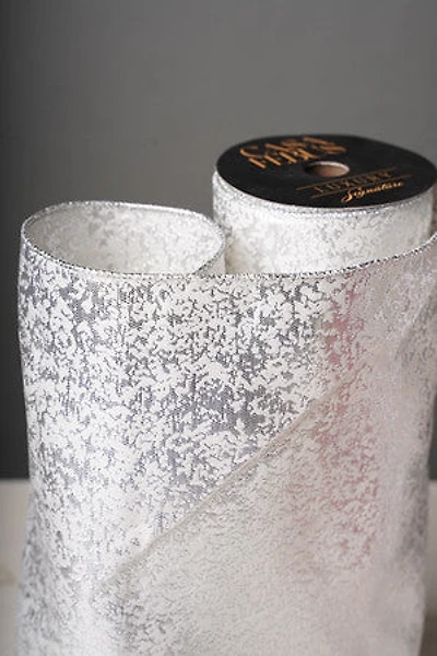 12" x 25 FT Ribbon Silver