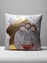 16" x 16" Baltasar, Gaspar, Melchor Cushion