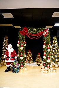 10' Christmas ARCH 1,500 Lights Clear/Multi