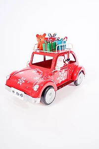 10" Metal Car Red