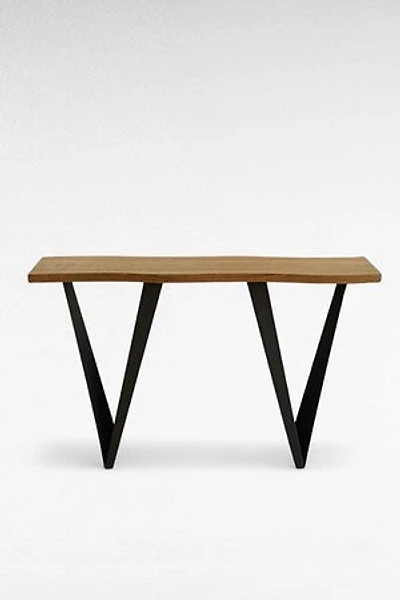 55" Console Table Wood